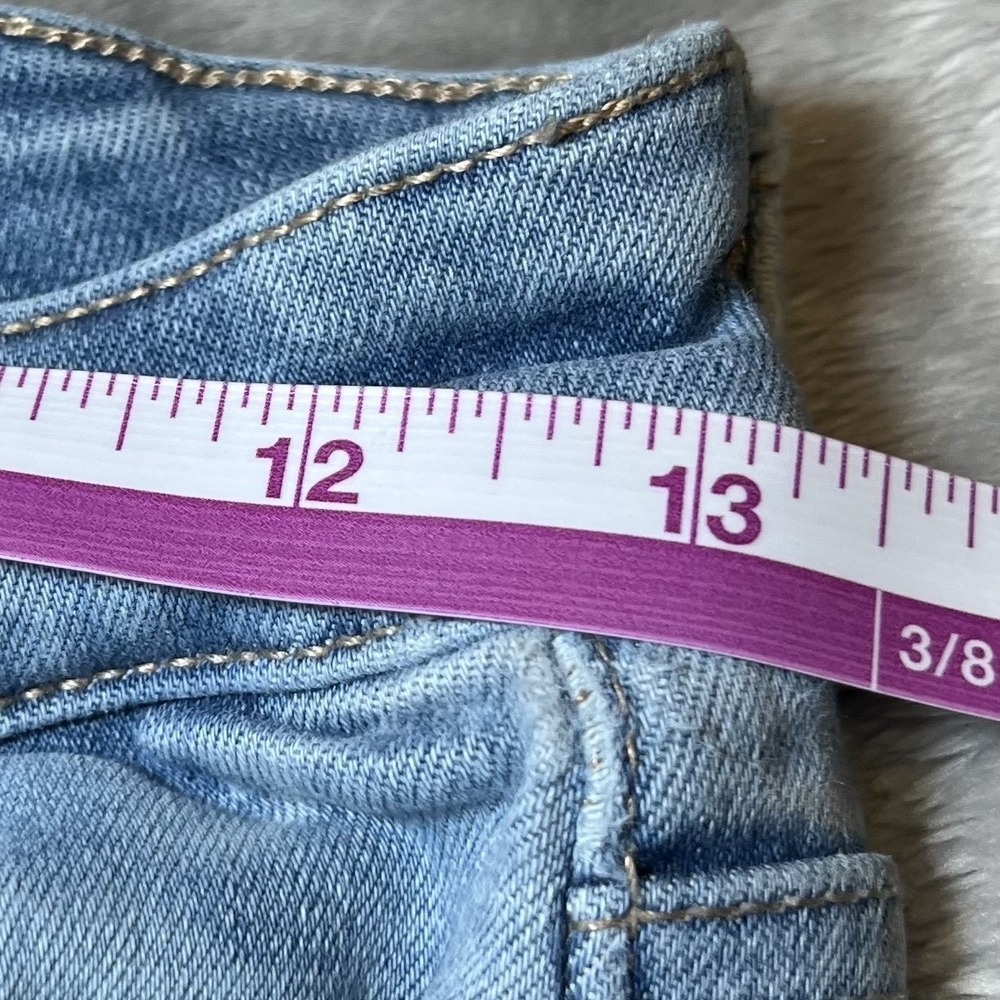 Aeropostale Womens Size 8 Super High Rise Jeggings Distressed Jean Frayed Hem - Picture 8 of 16